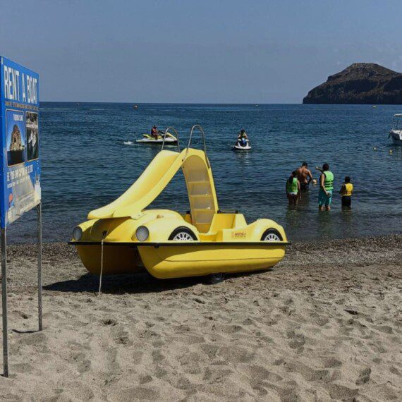 Pedal Boat with Slide Water Action Chania Water Sport Platanias 2